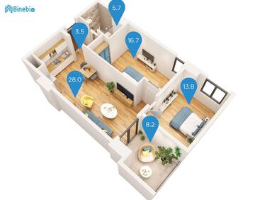 For sale 3 room flat