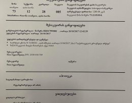 იყიდება 1 მ² მიწის ნაკვეთი