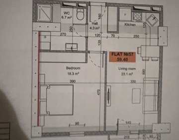 For sale Studio type flat
