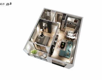 For sale 2 room flat