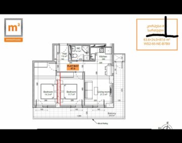 For sale 3 room flat