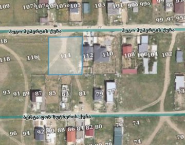 For sale 500 m² land